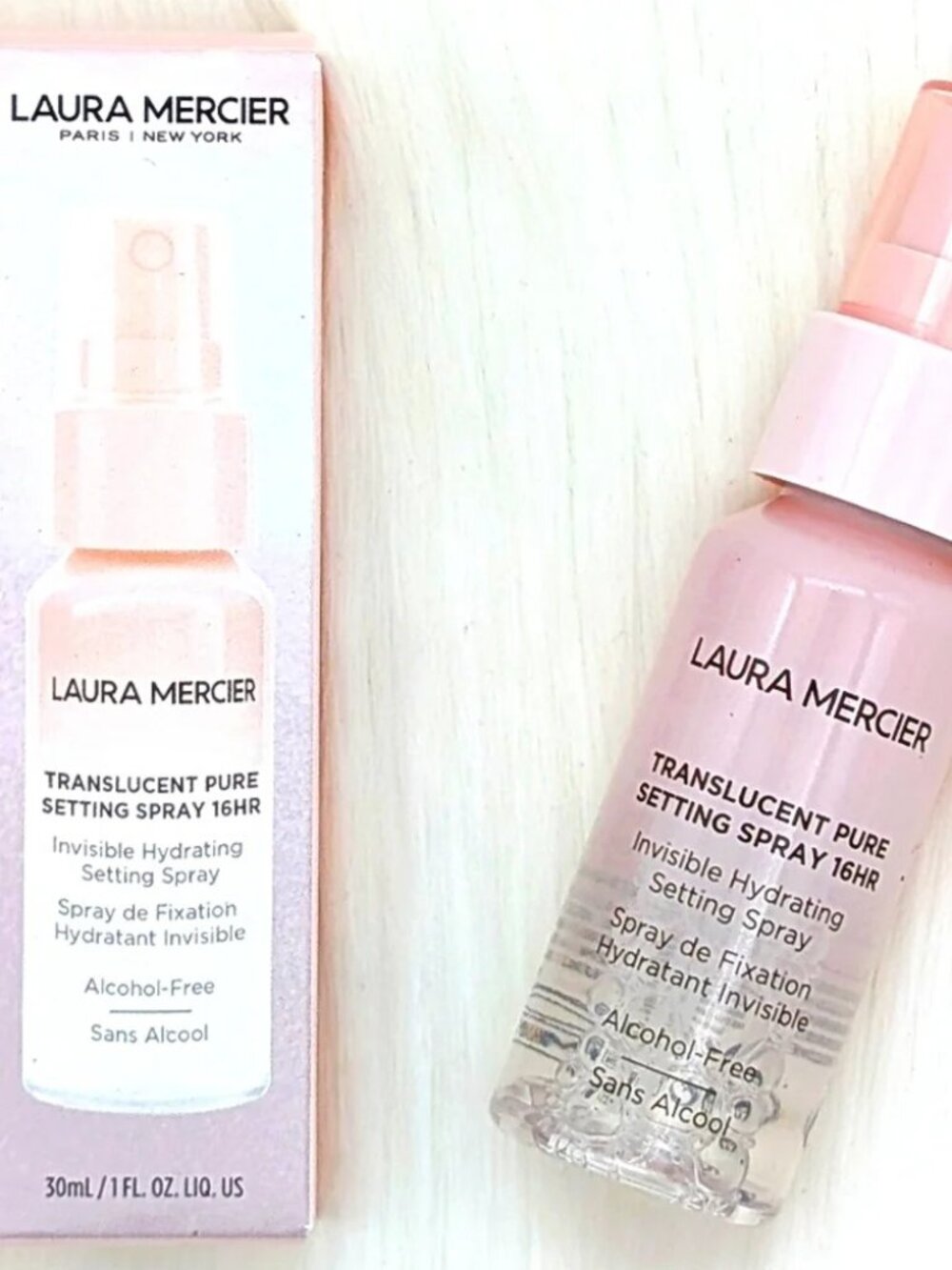Laura Mercier Translucent Pure Setting Spray 16HR - Travel Size NIB
